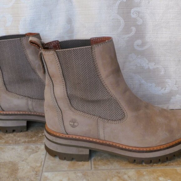 Timberland Nubuck Chelsea Boots Women’s 8.5 - Picture 5 of 15